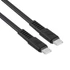 USB kábel, USB-C - USB-C, 1,2 m, RIVACASE "PS6005", fekete