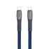 USB kábel, USB-C - USB-C, 1,2 m, RIVACASE "PS6105", kék