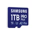 Samsung MicroSD kártya - 1TB MB-MD1T0SA/EU (PRO PLUS, microSDXC, UHS-I, R180/W130, adapter, 1TB)
