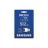 Samsung MicroSD kártya - 512GB MB-MD512SB/WW (PRO PLUS, UHS-I, R180/W130, adapter, 512GB)