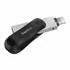 Sandisk 128GB USB3.0/Apple Lightning iXPAND GO Fekete-Ezüst (183588) pendrive
