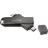 Sandisk 128GB USB C/Apple Lightning iXPAND LUXE Fekete (186553) pendrive