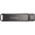 Sandisk 128GB USB C/Apple Lightning iXPAND LUXE Fekete (186553) pendrive