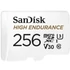 Sandisk 256GB SD micro (SDXC Class 10 UHS-I U3) High Endurance memória kártya