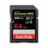 Sandisk 64GB SD (SDXC Class 10 UHS-II U3) Extreme Pro memória kártya
