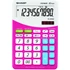Számológép, asztali, 10 számjegy, SHARP "EL-M332", pink