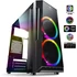 Spirit of Gamer Deathmatch 3 RGB ablakos táp nélküli fekete mATX ház