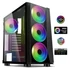 Spirit of Gamer GHOST III RGB fekete ablakos táp nélküli ATX ház