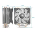 Spirit of Gamer CPU AIRCOOLER 120 MM ARGB aluminium/réz processzor hűtő