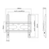Stell SHO 4200 Slim 23"-42" VESA 200x200 fix fali konzol