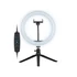 Tracer LED Ring Lamp with Mini Tripod Black
