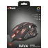 Trust GXT 108 Rava Illuminated USB fekete gamer egér