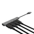 USB elosztó-HUB, 4 port, alumínium, USB 2.0, TRUST "Halyx"
