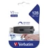 Pendrive, 128GB, USB 3.2, 80/25 MB/s, VERBATIM "V3", fekete-szürke