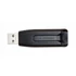 Pendrive, 128GB, USB 3.2, 80/25 MB/s, VERBATIM "V3", fekete-szürke