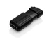 Pendrive, 16GB, USB 2.0, 10/4MB/sec, VERBATIM "PinStripe", fekete